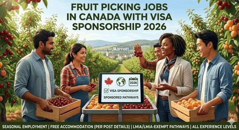 Fruit Picking Jobs in Canada with Visa Sponsorship 2026