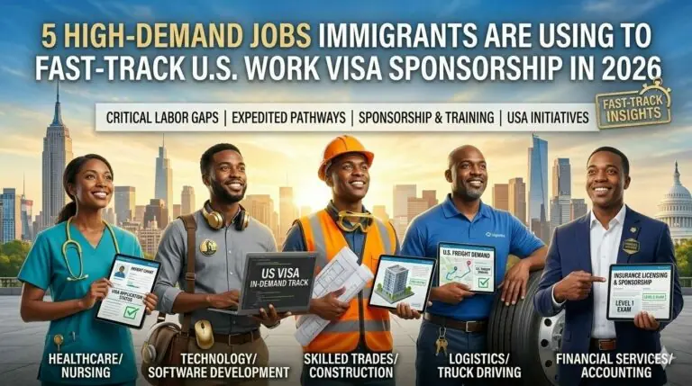 5 In-Demand Jobs That Support U.S. Work Visa Sponsorship for Immigrants in 2026
