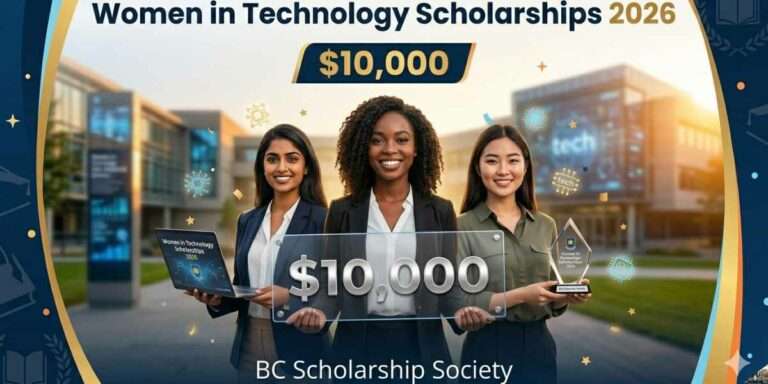 Women in Technology Scholarships 2026 | $10,000 | BC Scholarship Society