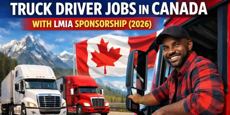 Truck Driver Jobs in Canada with LMIA Sponsorship (2026)