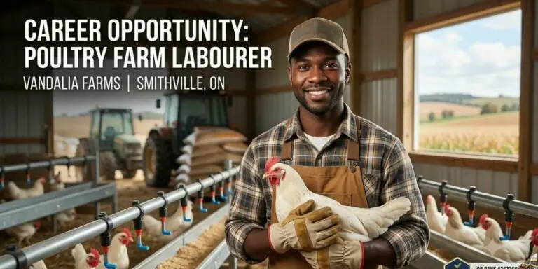 Poultry Farm Labourer at Vandalia Farms in Smithville, ON