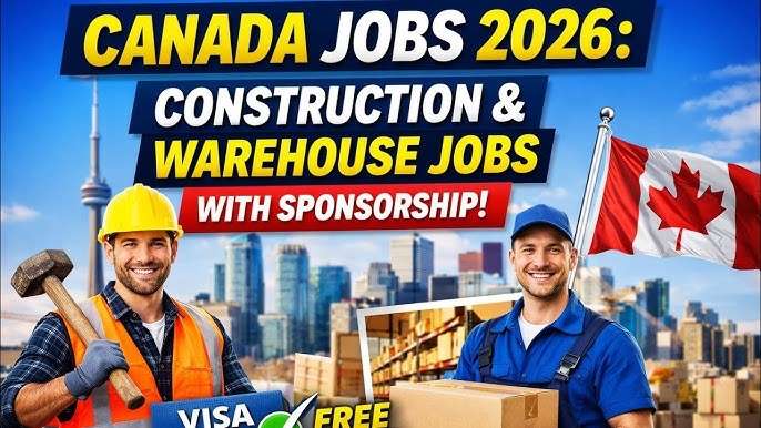 Construction Jobs in Canada With Visa Sponsorship 2026: Salaries, Work Permits and Pathway